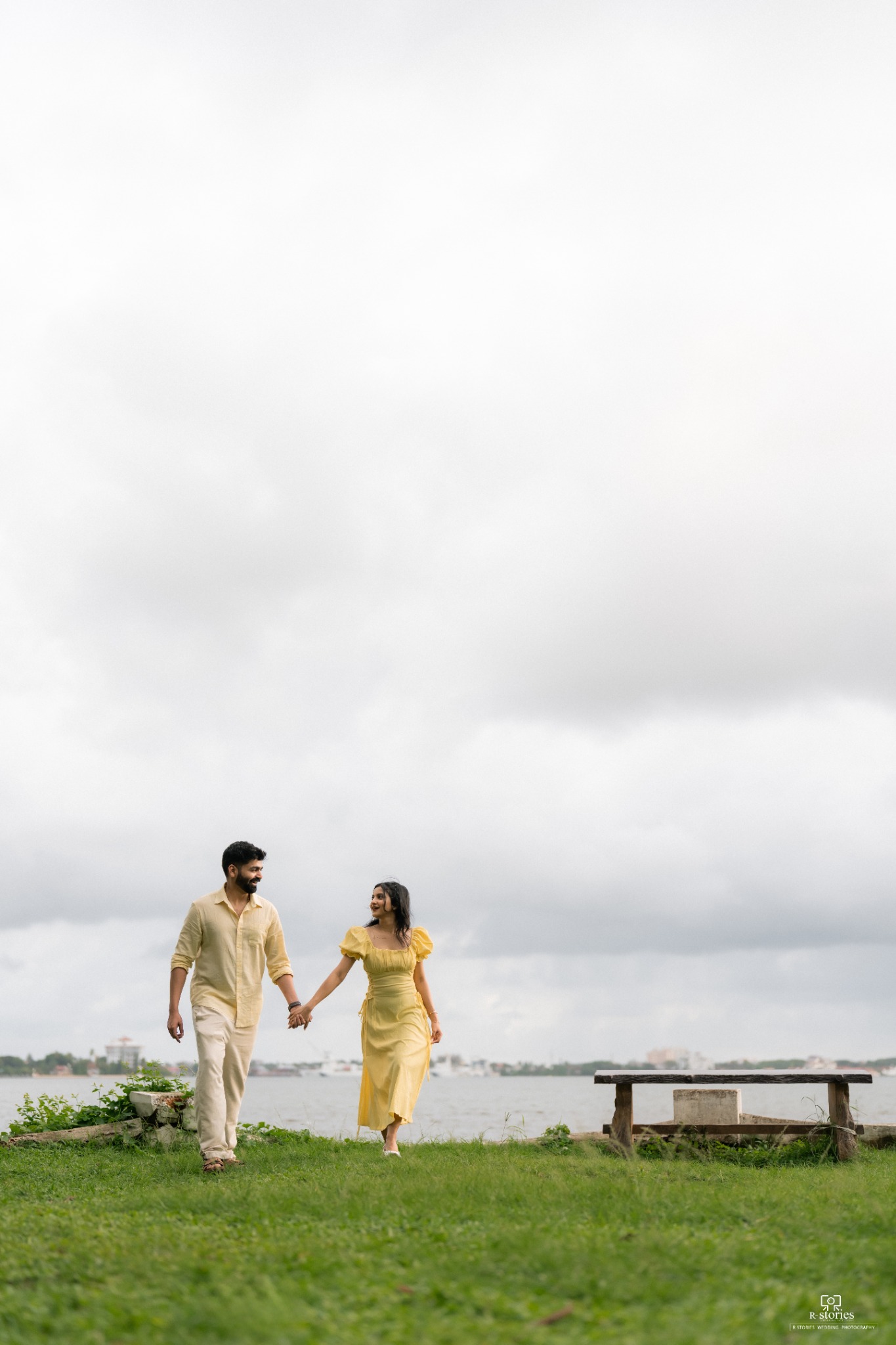 Deepak and Divyendu walking hand in hand